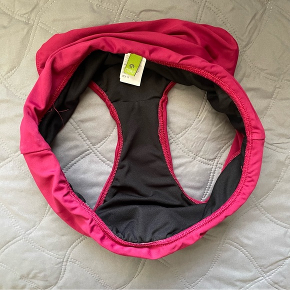 NEXT Good Karma Banded Retro Bikini Bottom (Red, Medium) - Picture 3 of 6